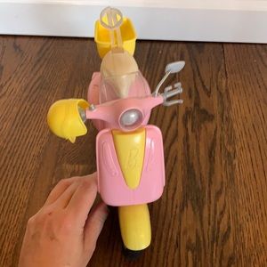 Barbie scooter bike and helmet